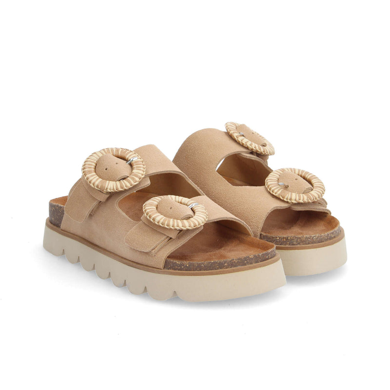 Mules Sandy - Marron