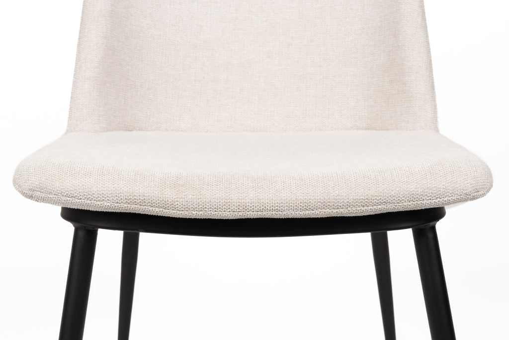 Lionel - Dining Room Chair - Fabric - Beige