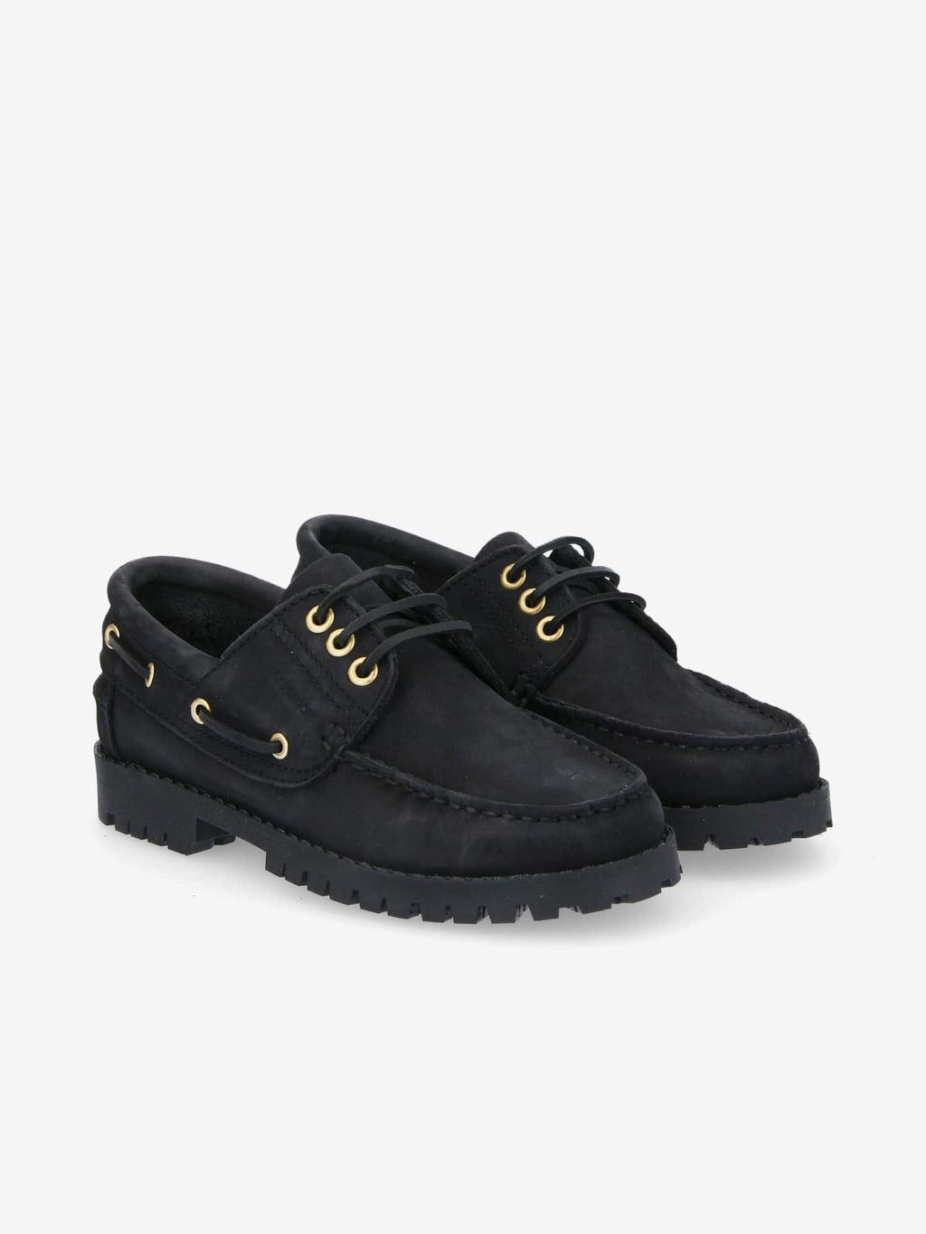 Newquay Boat W - Nubuck - Black