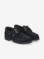 Newquay Boat W - Nubuck - Black