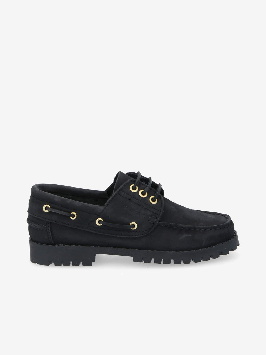 Newquay Boat W - Nubuck - Black
