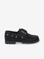 Newquay Boat W - Nubuck - Black