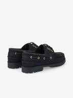 Newquay Boat W - Nubuck - Black