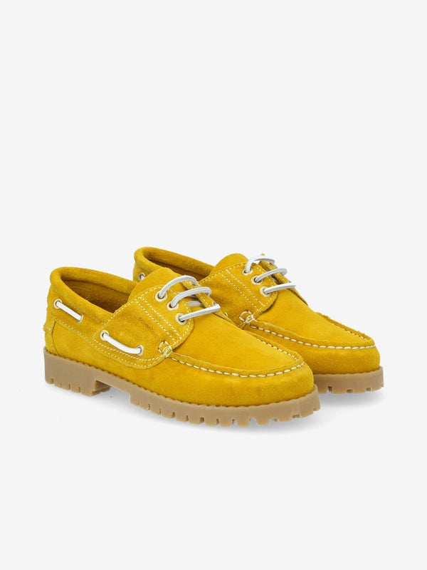 Newquay Boat W - Suede - Honey