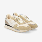 Athene Runner W - Knit/Suede/Span - Beige/Beige/Gold