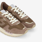 Athene Runner W - Knit/Suede/Span - Brun/Brun/Antik