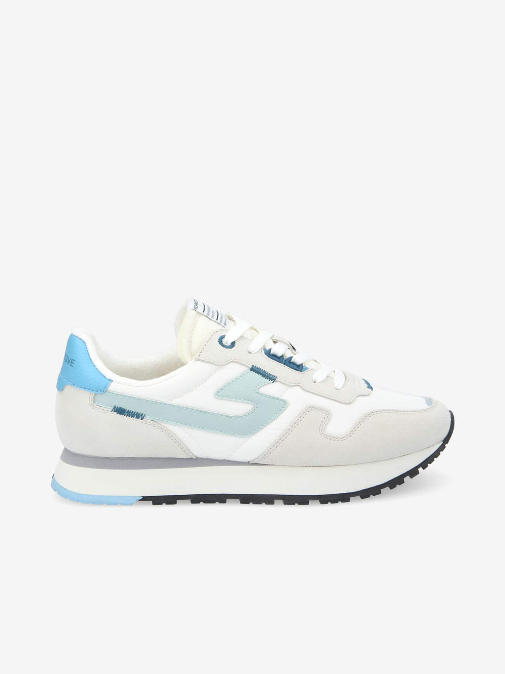 Athene Runner W - Suede/Nyl/Nappa - White/Dove/Sky