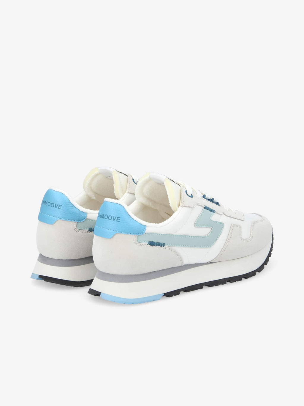 Athene Runner W - Suede/Nyl/Nappa - White/Dove/Sky