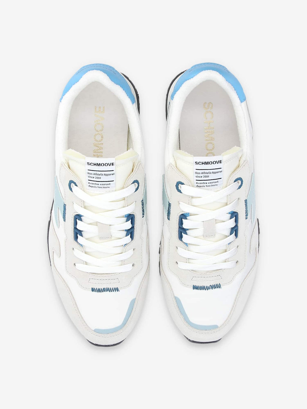 Athene Runner W - Suede/Nyl/Nappa - White/Dove/Sky