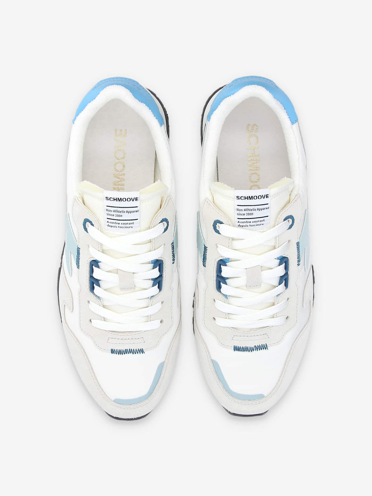 Athene Runner W - Suede/Nyl/Nappa - White/Dove/Sky