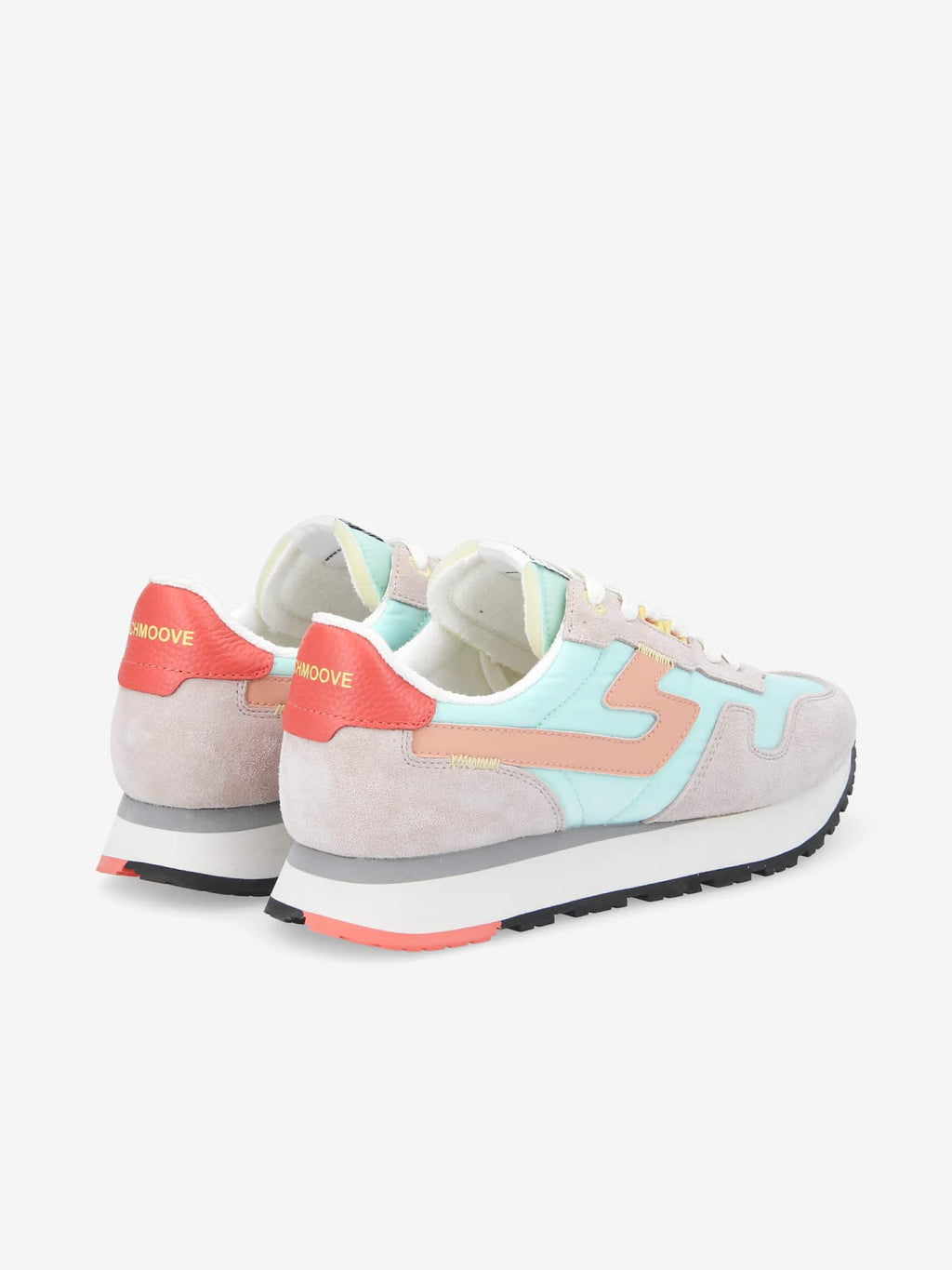 Athene Runner W - Suede/Nyl/Nappa - Creme/Mint/Abricot