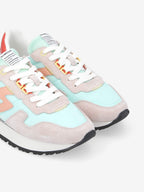Athene Runner W - Suede/Nyl/Nappa - Creme/Mint/Abricot