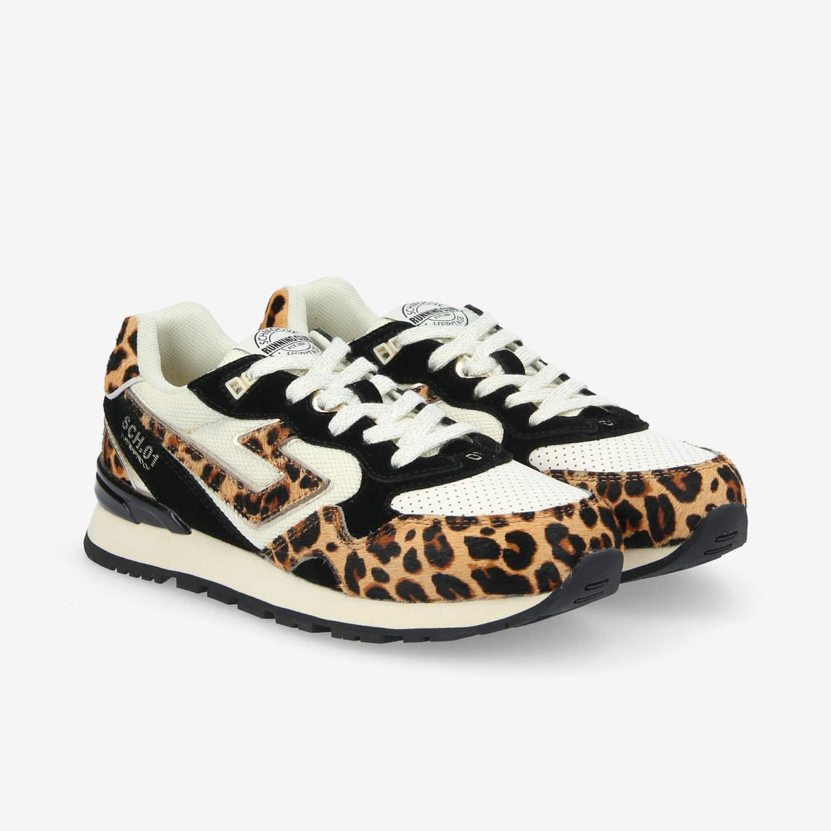 Cape Code Runner W - P.Leo/Mesh/Sued - Natural/O.Whit/Black