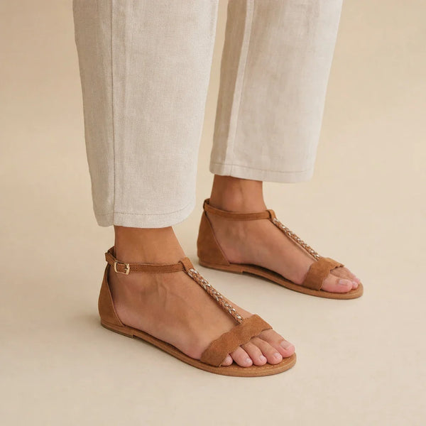 Sandalias Clark - Camel
