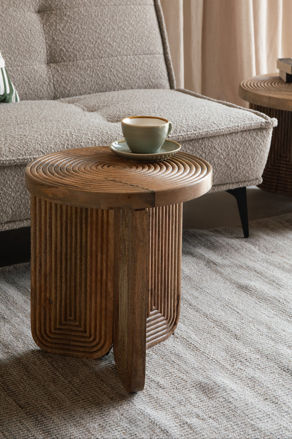 Maeze - Side Table - Mango wood - Brown
