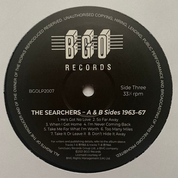 Vinyle - The Searchers ‎– A & B Sides 1963-67