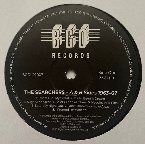 Vinyle - The Searchers ‎– A & B Sides 1963-67