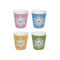 Spring Parade - Set De 4 Tasses À Café - Porcelaine - Multicolore