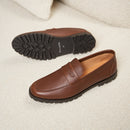 Mocassins L'Embellie Cuir Marron