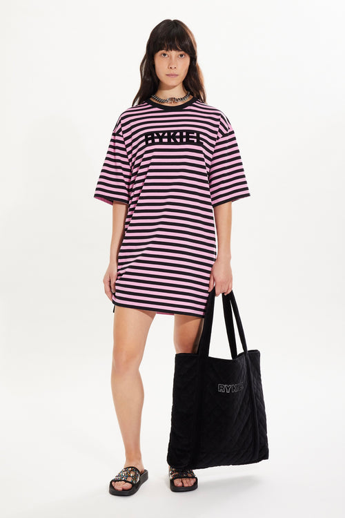 Robe - Rose & Noir - Femme