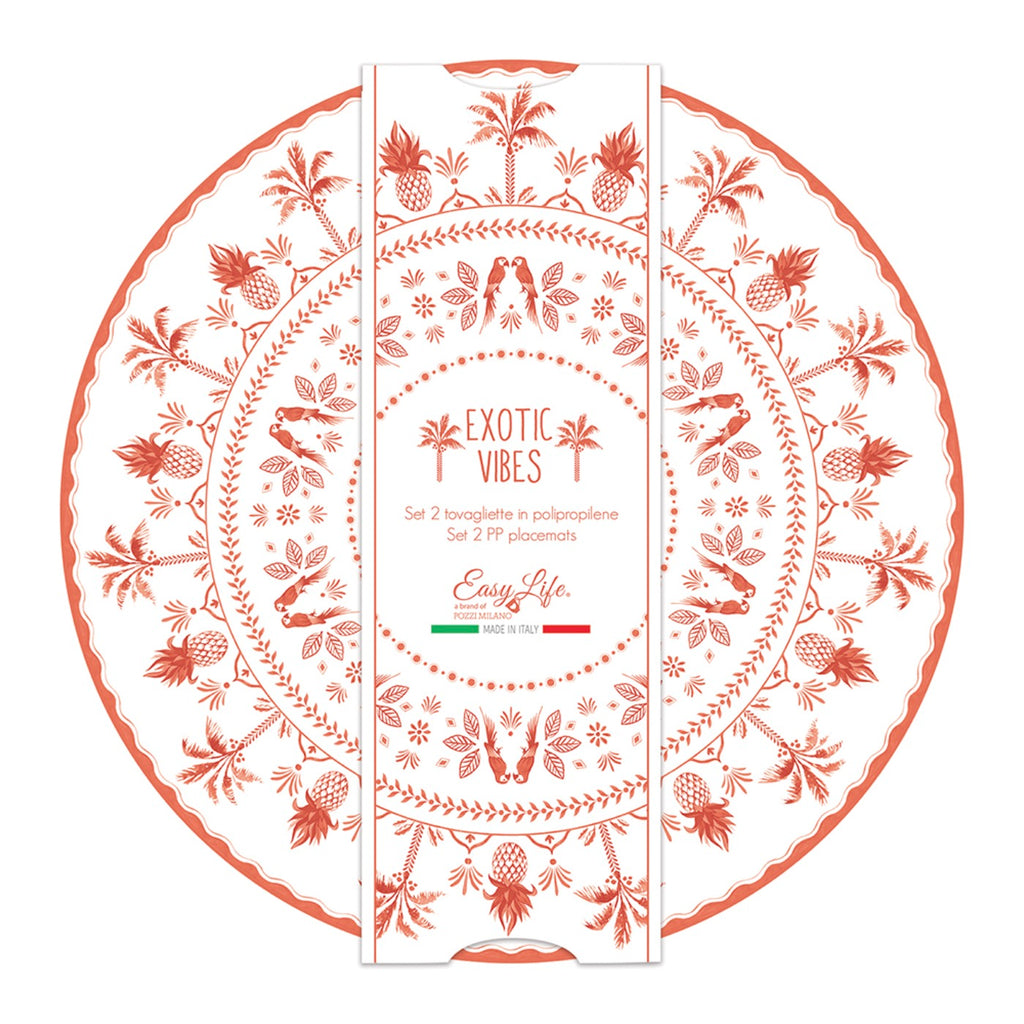 Exotic Vibes - Set Of 2 Table Mats - Polypropylene - Multicolour