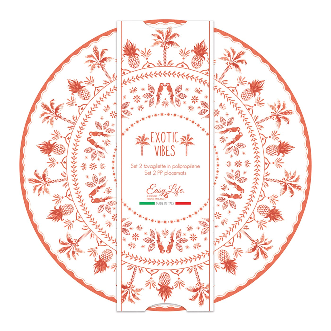 Exotic Vibes - Set Of 2 Table Mats - Polypropylene - Multicolour