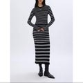Vestido - Rayas Negro/Plata - Mujer