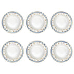 Blue Lighthouse - Set De 6 Assiettes Creuses - Porcelaine - Multicolore