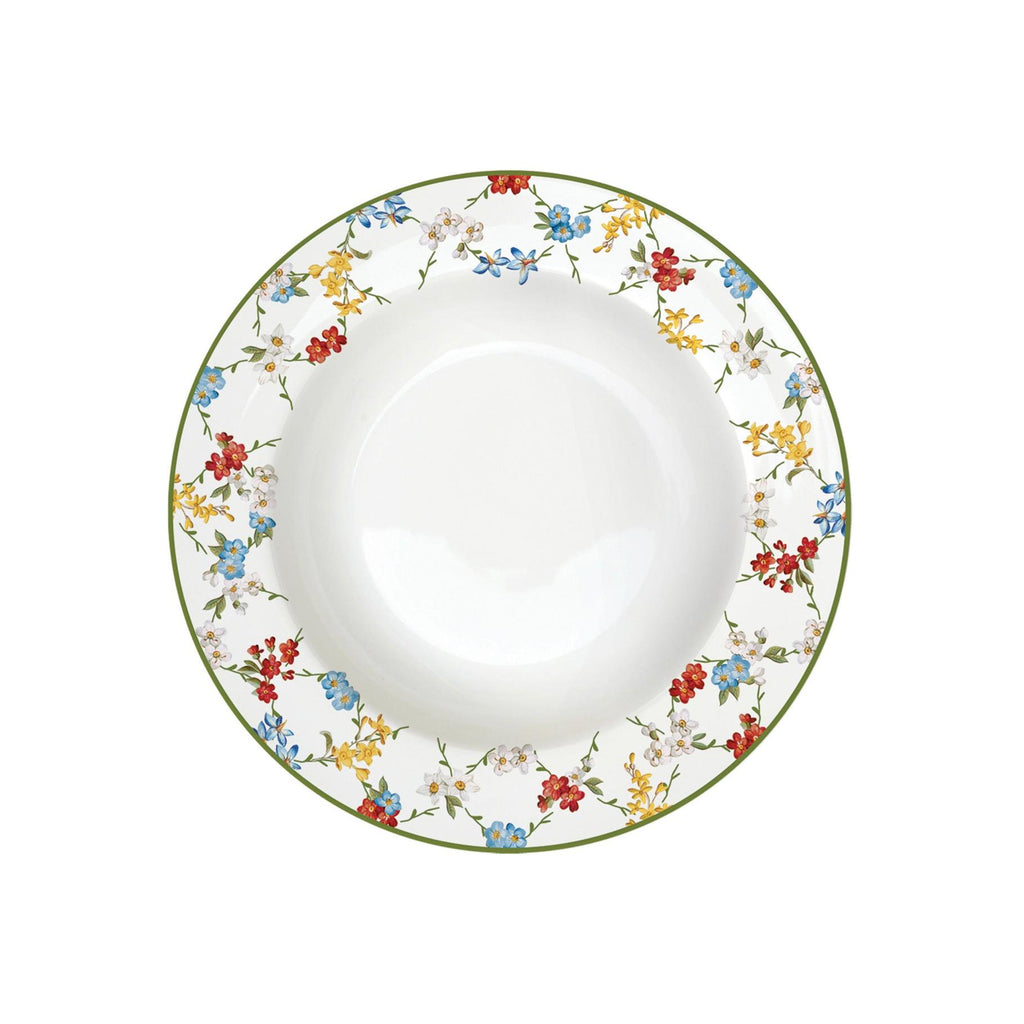 Garden Dreams - Set De 6 Assiettes Creuses - Porcelaine - Multicolore