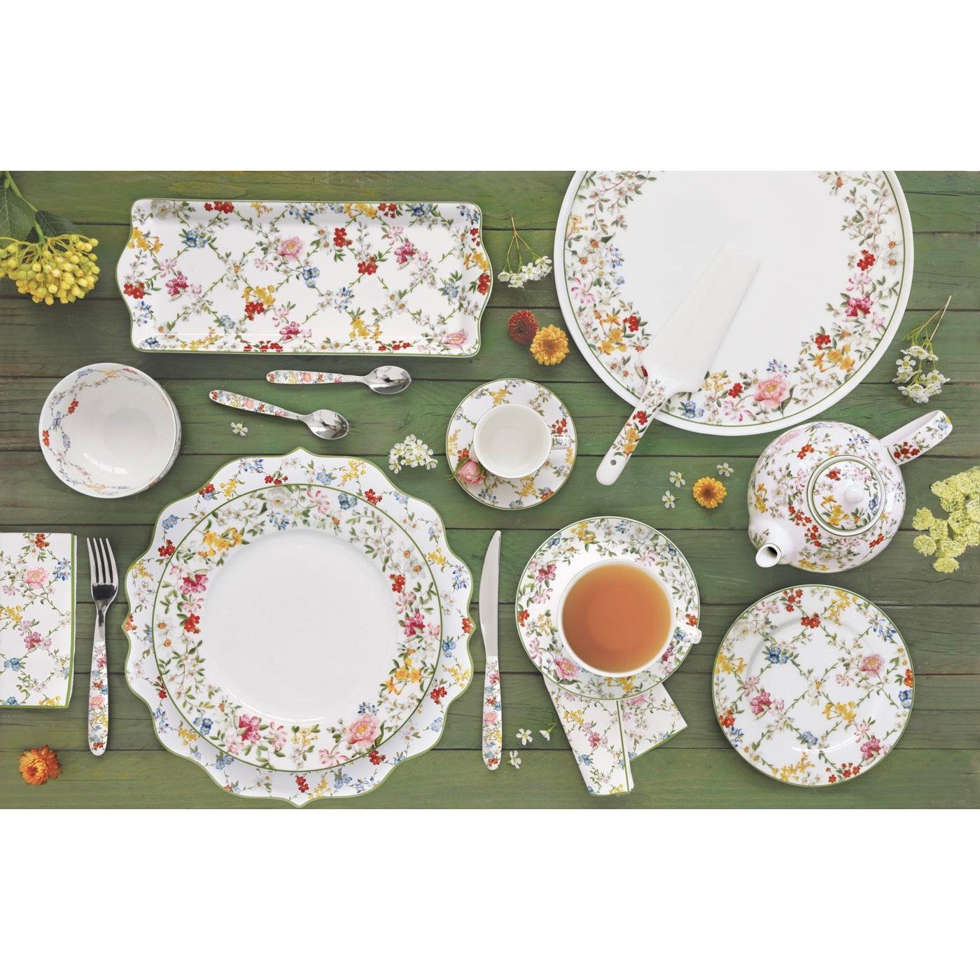 Garden Dreams - Set De 6 Assiettes Creuses - Porcelaine - Multicolore