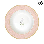 Jardin De Rêves - Set De 6 Assiettes Creuses - Porcelaine - Multicolore