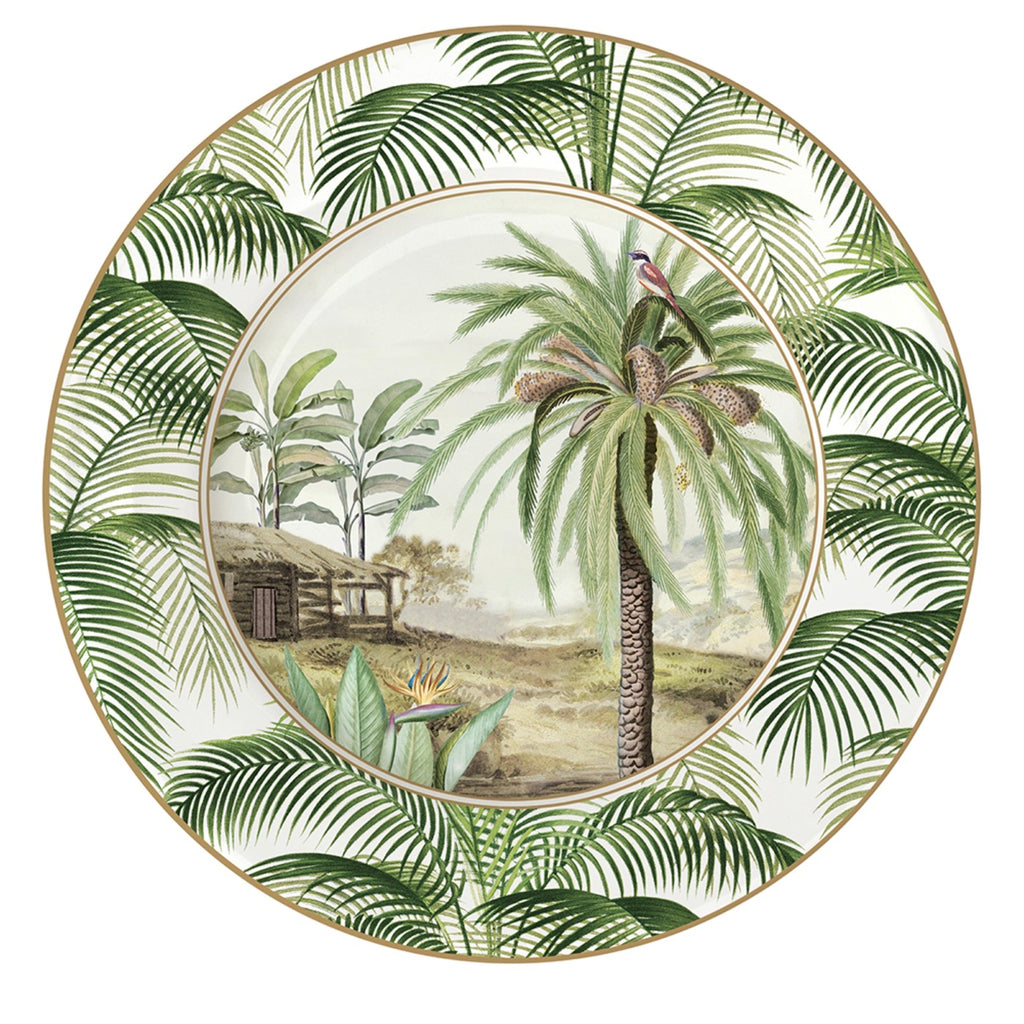 Ceylon - Set De 6 Assiettes À Dessert Version 2 - Porcelaine - Multicolore