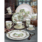 Ceylon - Set De 6 Assiettes À Dessert Version 2 - Porcelaine - Multicolore