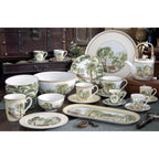 Ceylon - Set De 6 Assiettes À Dessert Version 2 - Porcelaine - Multicolore