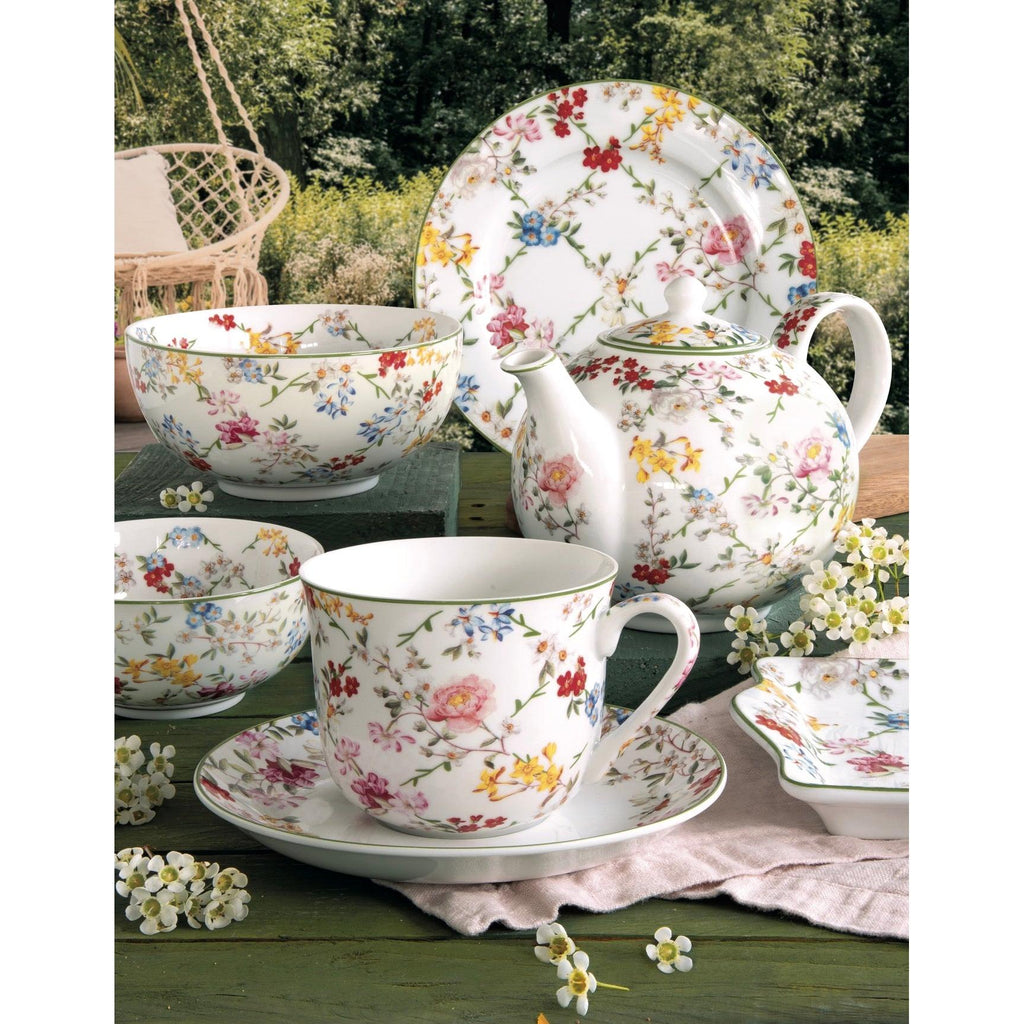 Garden Dreams - Set De 6 Assiettes À Dessert - Porcelaine - Multicolore
