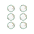Zen Garden - Set De 6 Assiettes Plates - Porcelaine - Vert