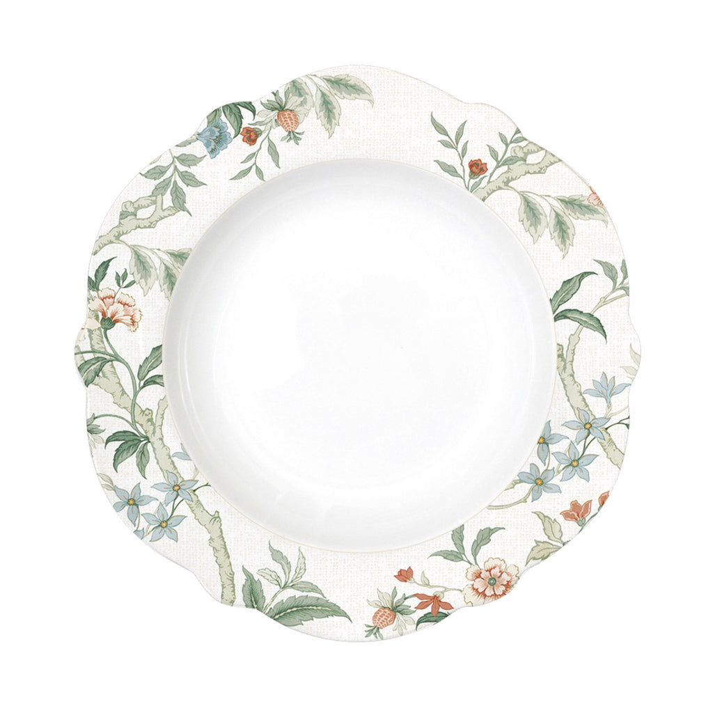 Zen Garden - Set De 6 Assiettes Creuses - Porcelaine - Blanc