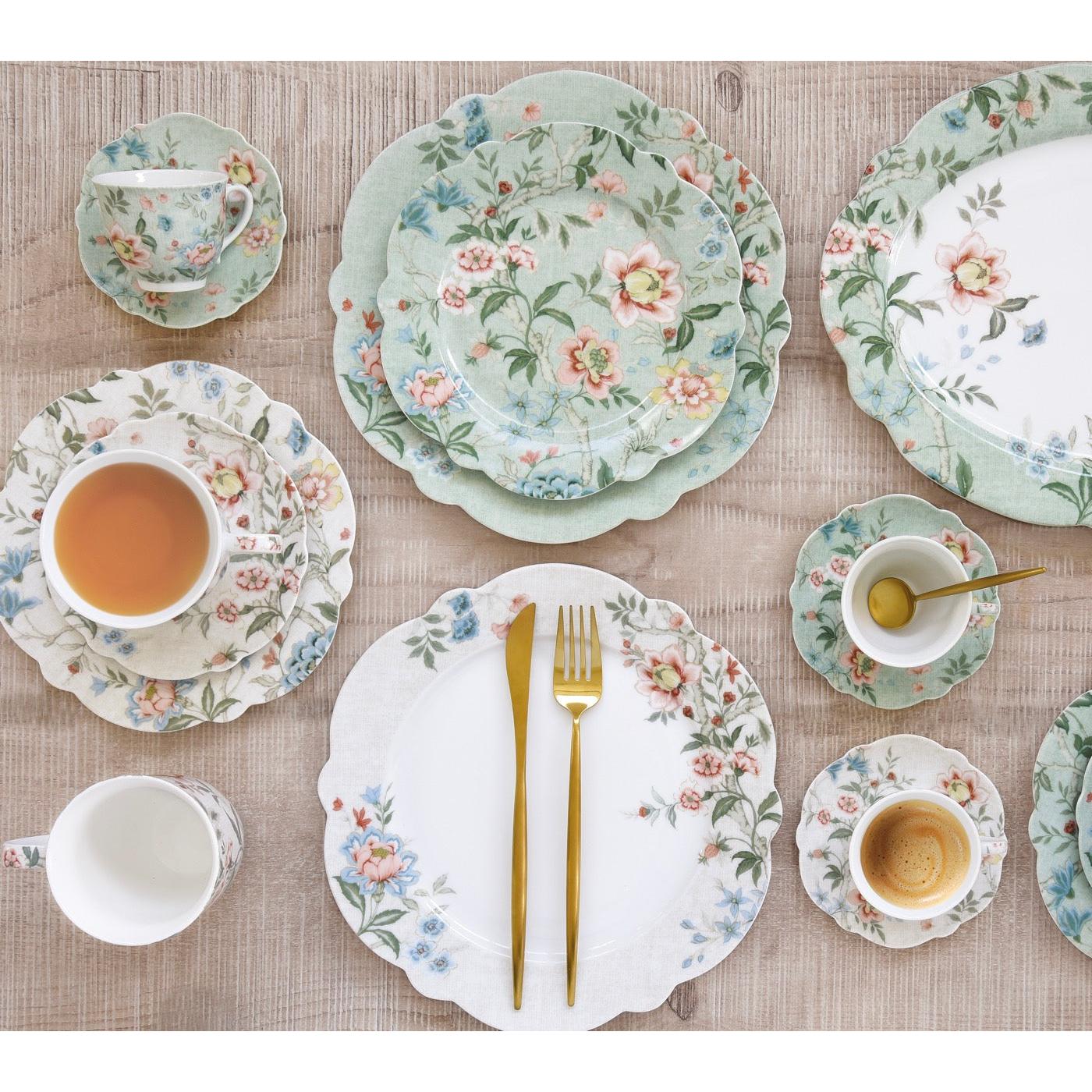 Zen Garden - Set De 6 Assiettes Creuses - Porcelaine - Blanc