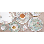 Zen Garden - Set De 6 Assiettes Creuses - Porcelaine - Blanc