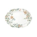 Zen Garden - Plat De Service - Porcelaine - Blanc