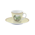 Ceylon - Tasse À Thé Avec Soucoupe - Porcelaine - Multicolore