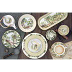 Ceylon - Tasse À Thé Avec Soucoupe - Porcelaine - Multicolore