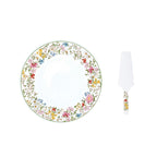 Garden Dreams - Plat À Gâteau Avec Pelle - Porcelaine - Multicolore