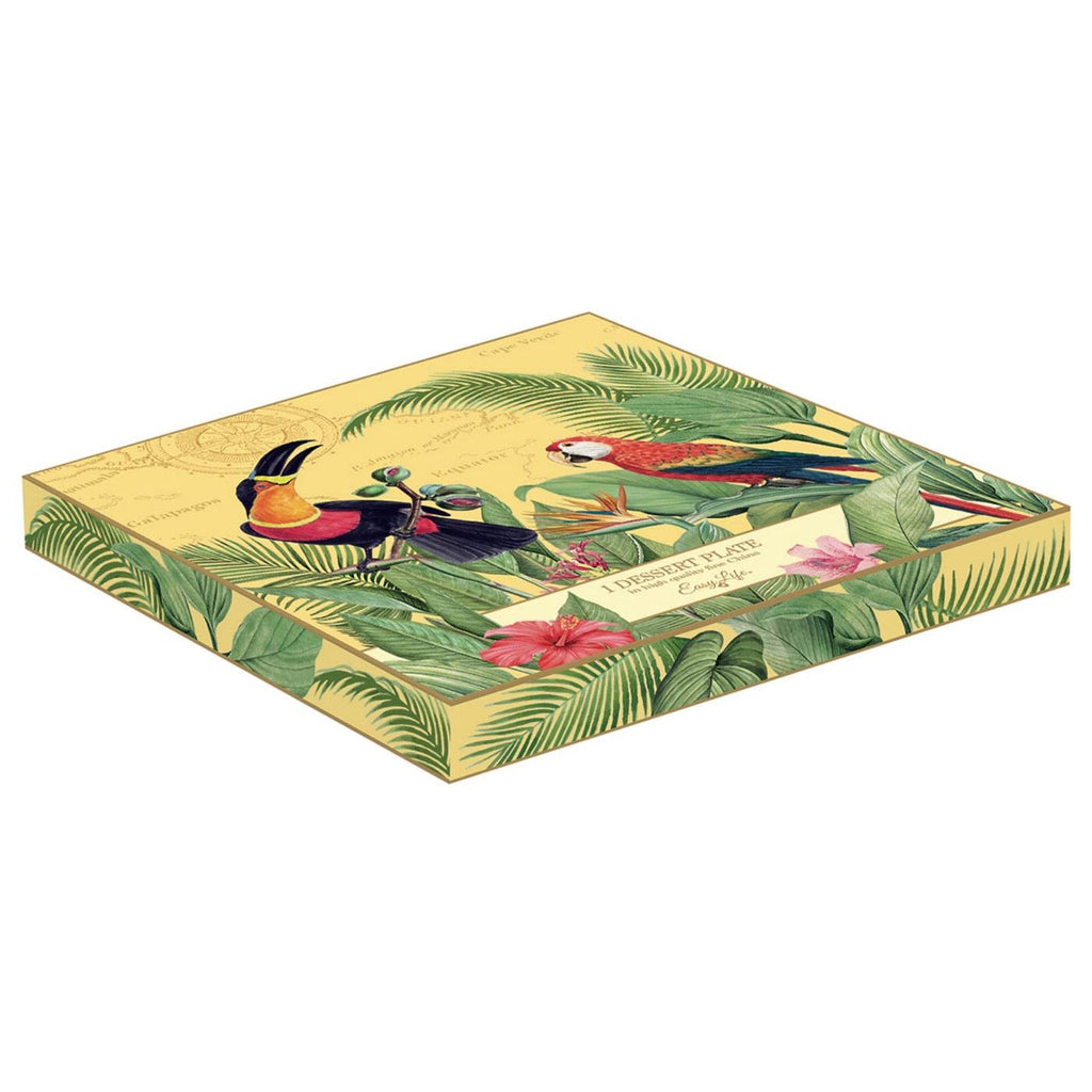 Exotic Paradise - Assiette À Dessert - Porcelaine - Multicolore