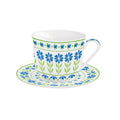 Flowers Garden - Tasse Petit-Déjeuner Avec Soucoupe - Porcelaine - Multicolore