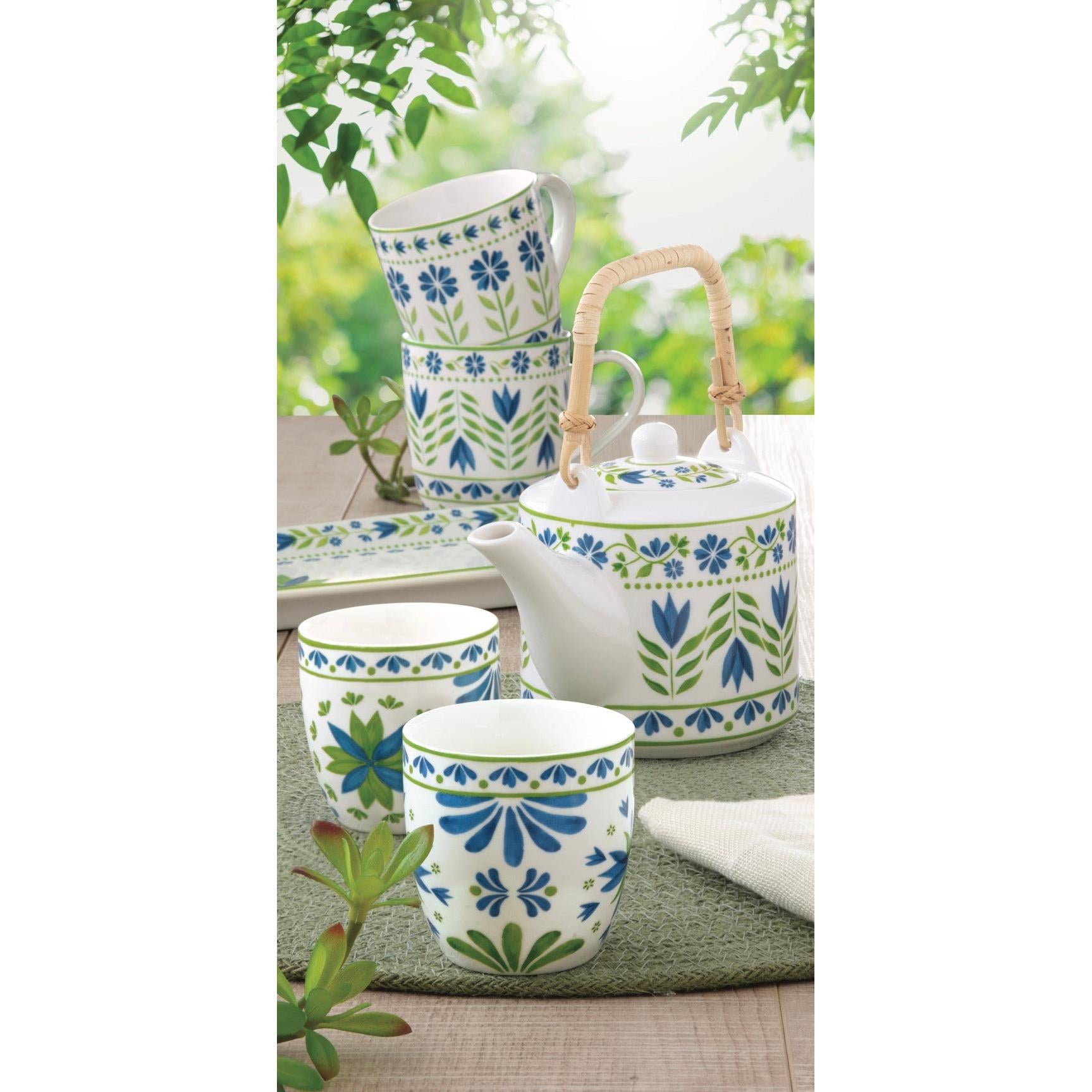 Flowers Garden - Set De 4 Bols - Porcelaine - Multicolore