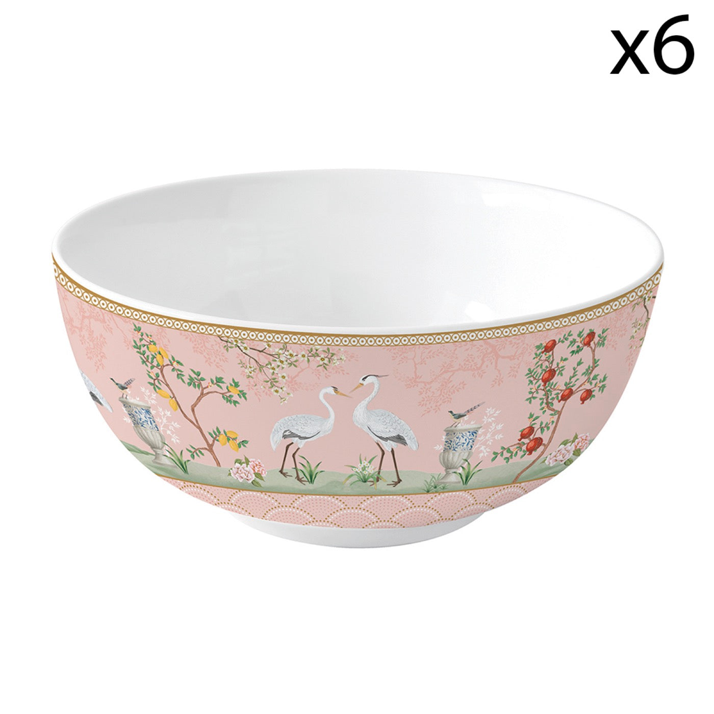 Jardin De Rêves - Set De 4 Bols - Porcelaine - Multicolore