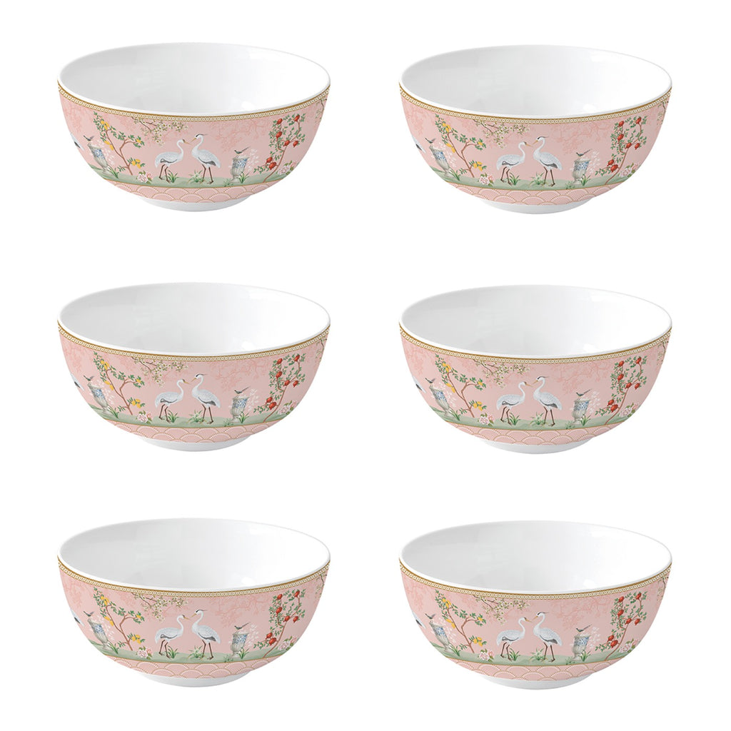 Jardin De Rêves - Set De 4 Bols - Porcelaine - Multicolore