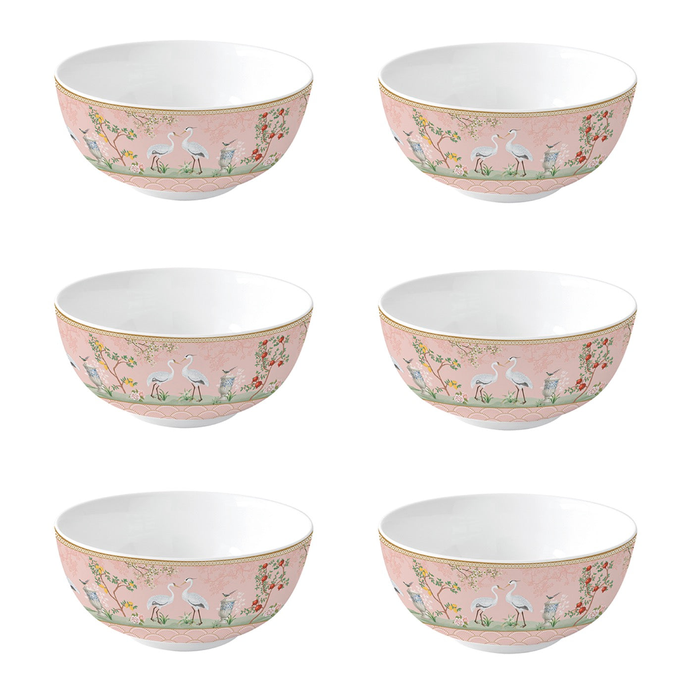 Jardin De Rêves - Set De 4 Bols - Porcelaine - Multicolore