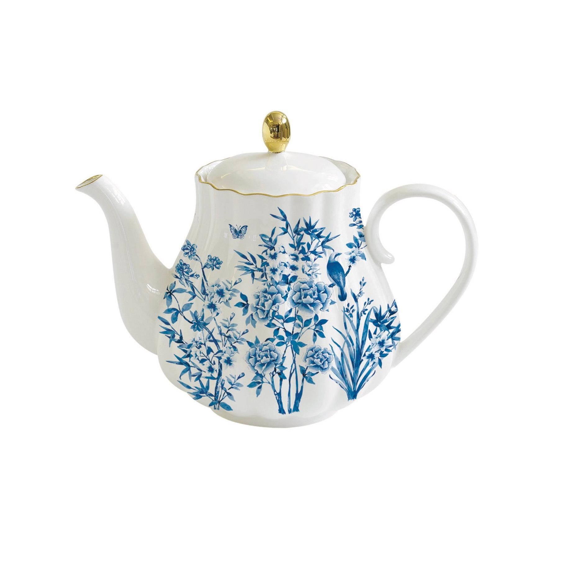 Paradise Garden - Teapot - Porcelain - Multicolour